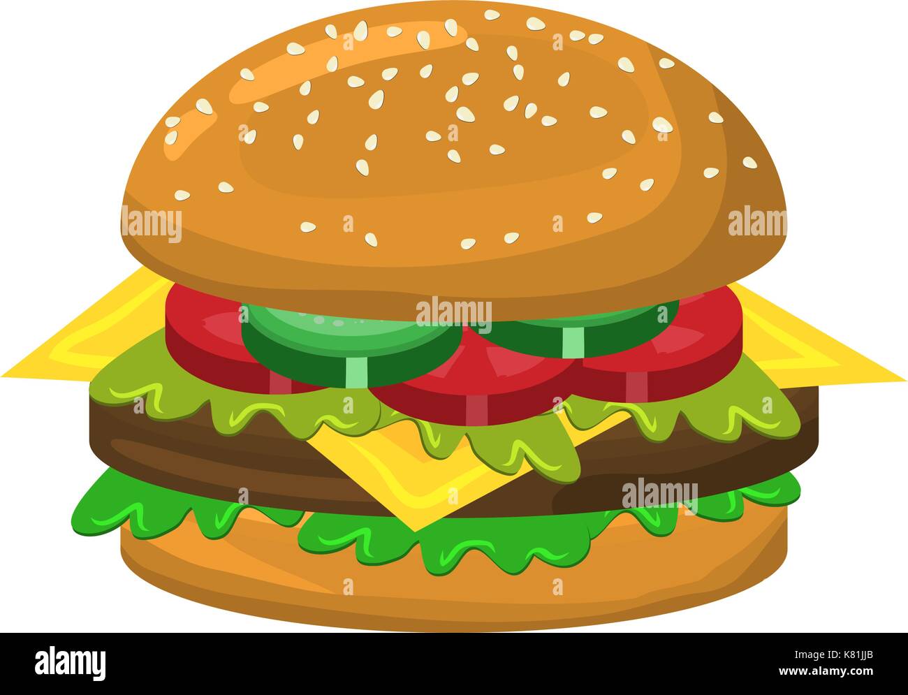 Icône Symbole vecteur hamburger design. Belle illustration isolé sur fond blanc Illustration de Vecteur