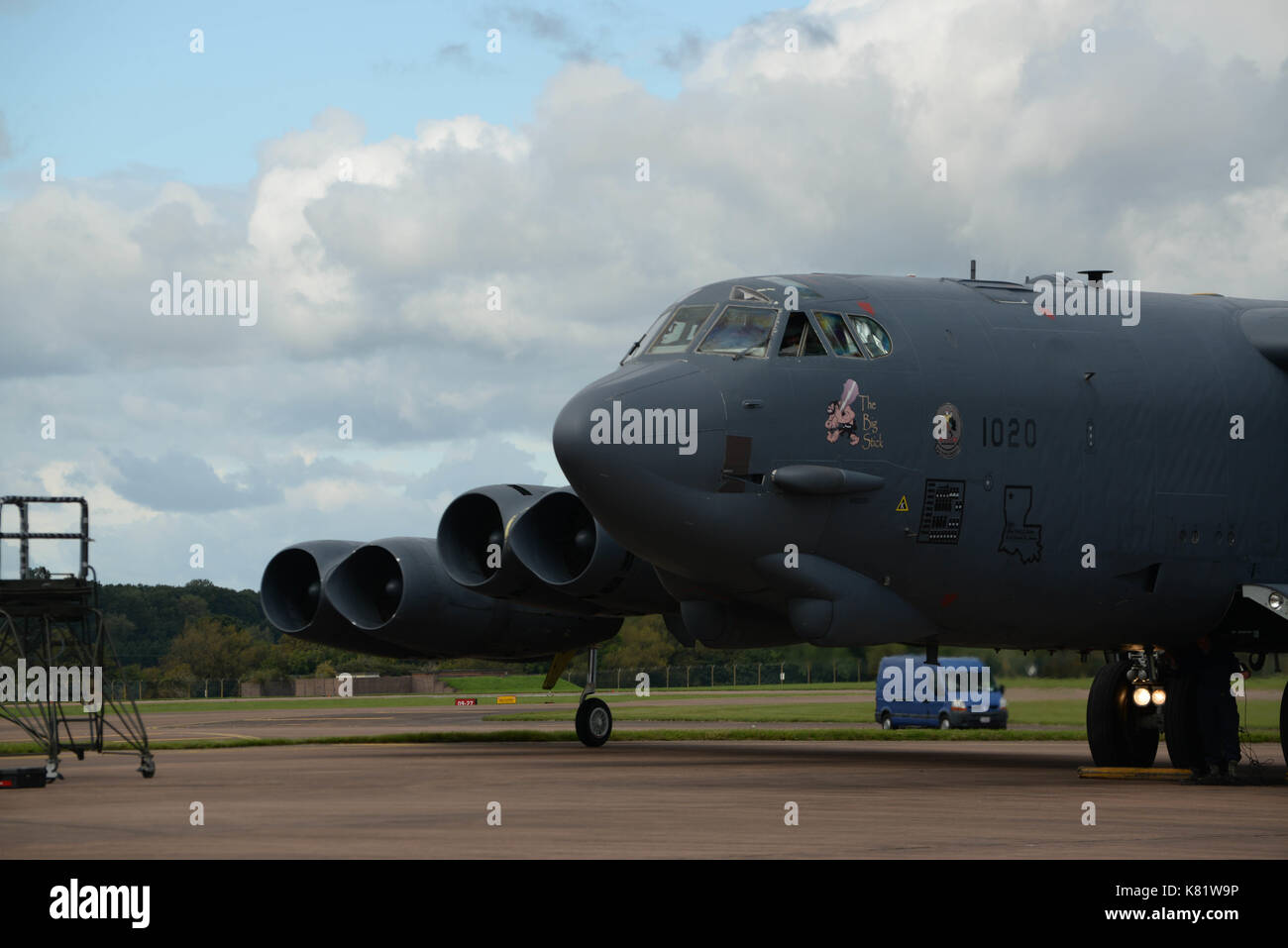 B-52 Stratofortress Déploiement en France Banque D'Images