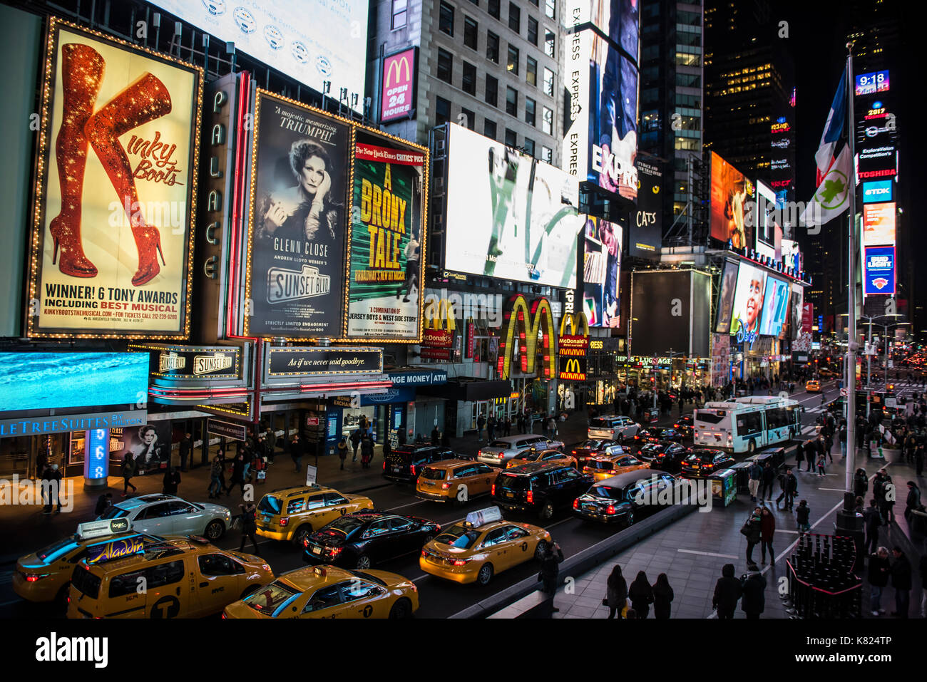 Theatre district, broadway, NYC Banque D'Images