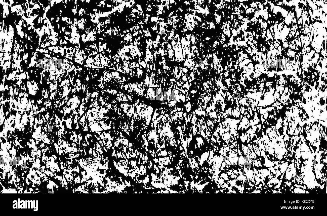 Jackson Pollock - Untlited Banque D'Images