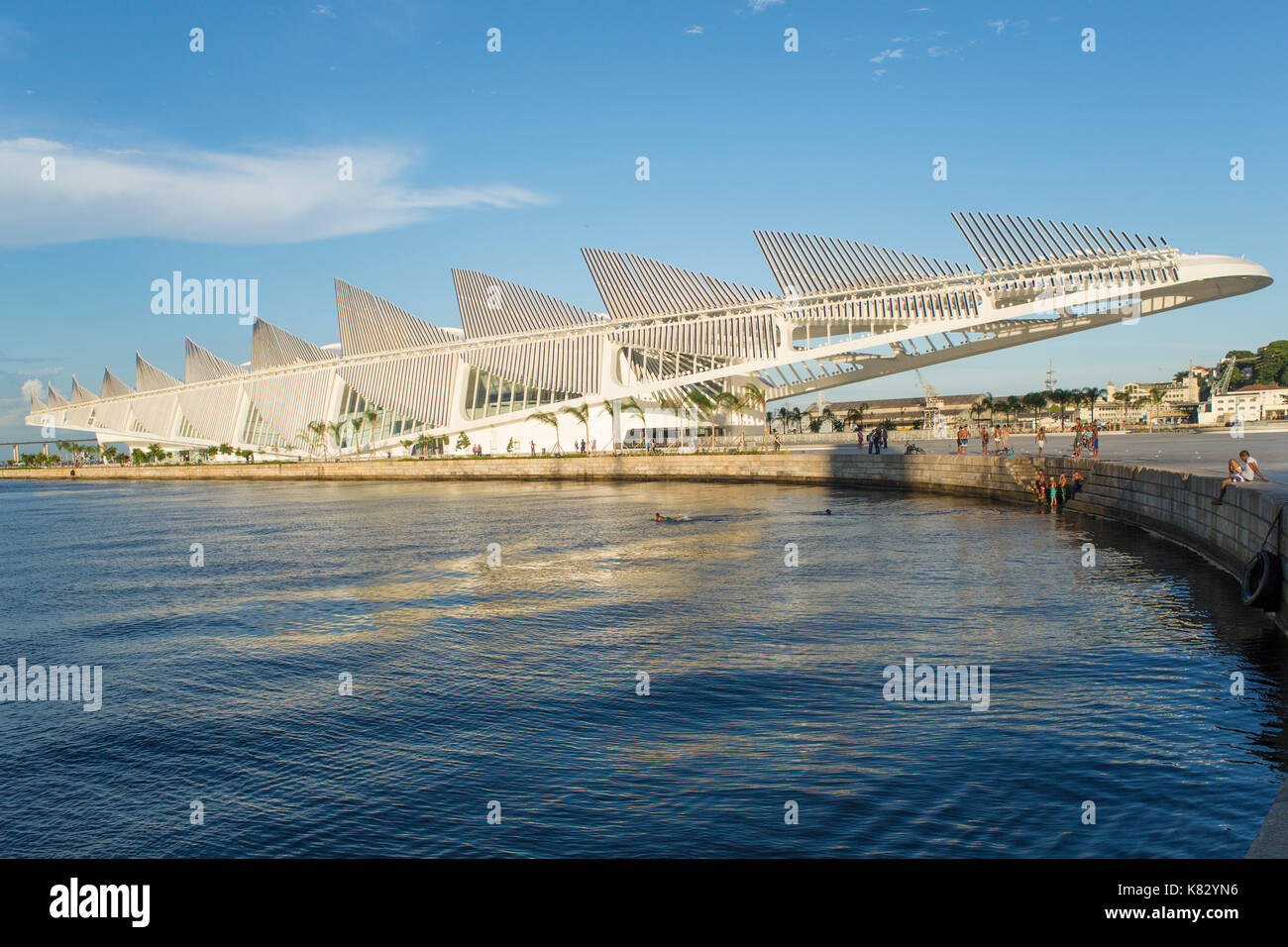 Le Museu do Amanha (Musée de demain) par Santiago Calatrava a ouvert en décembre 2015, Rio de Janeiro, Brésil, Amérique du Sud Banque D'Images