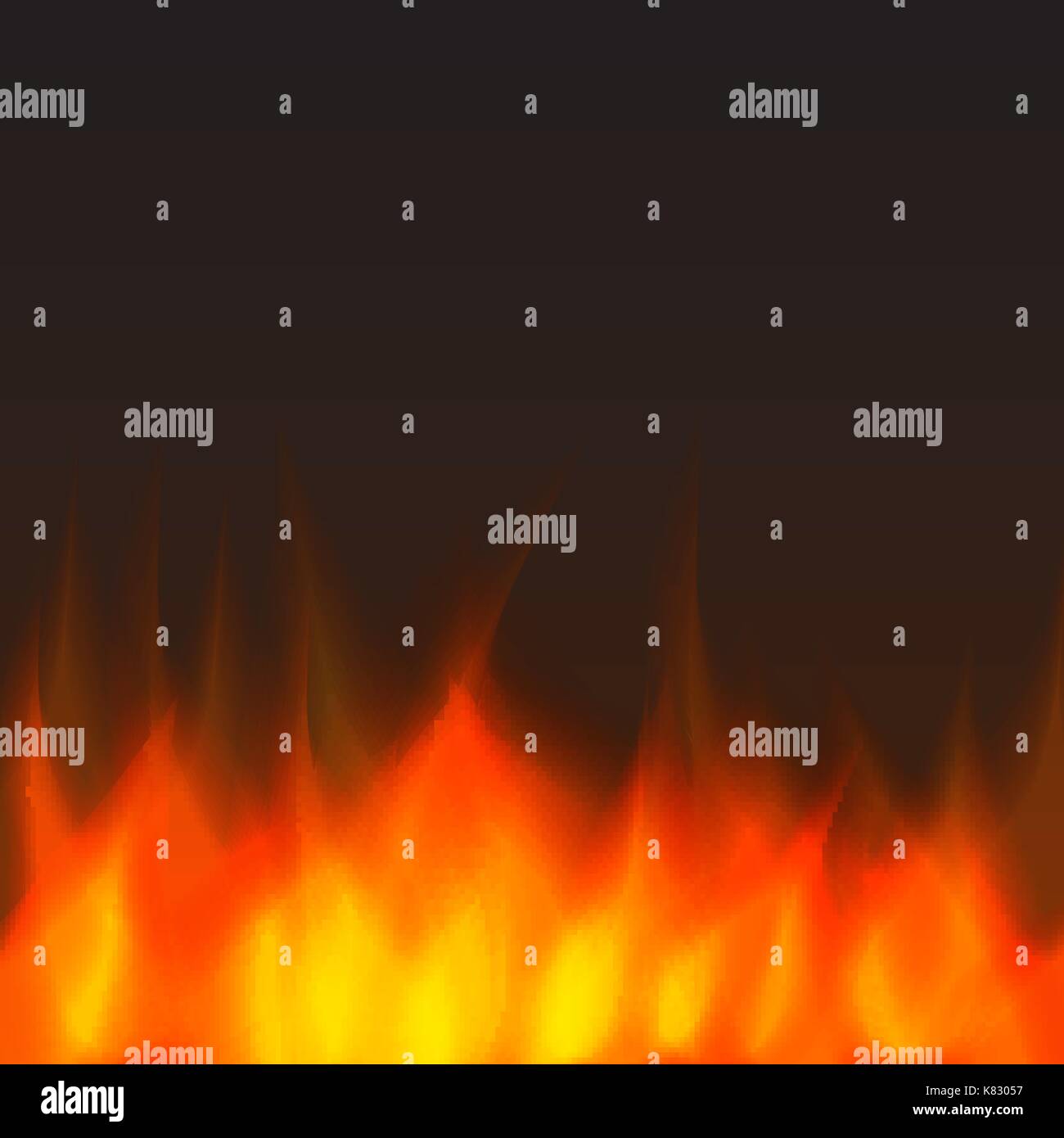 Abstract vector background incendie - orange et jaune Illustration de Vecteur