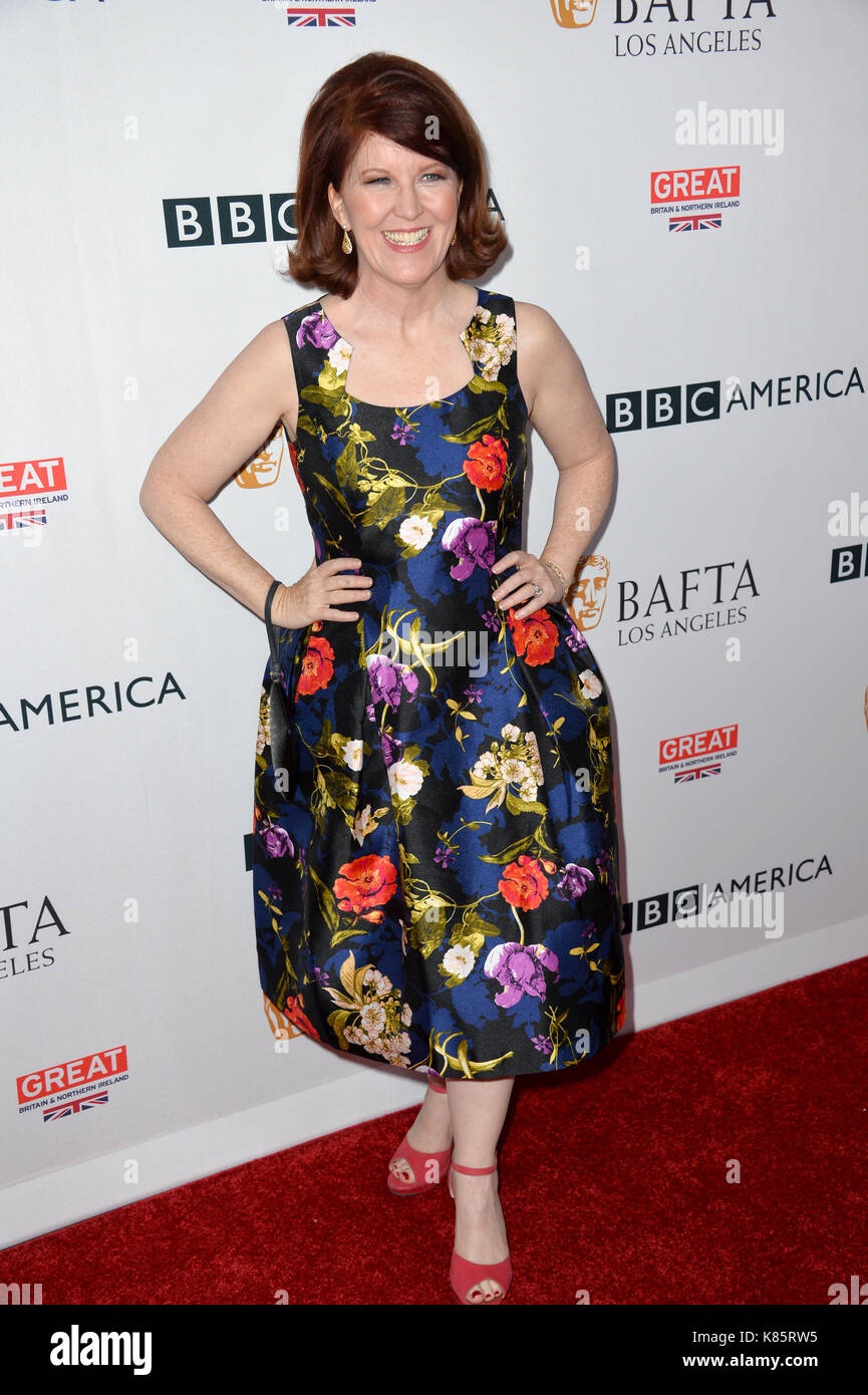 Los Angeles, USA. 16 sep, 2017. Kate flannery au bafta los angeles bbc america tv tea party 2017 au Beverly Hilton Hotel, Beverly Hills, Photo : Sarah Stewart crédit : Sarah Stewart/Alamy live news Banque D'Images