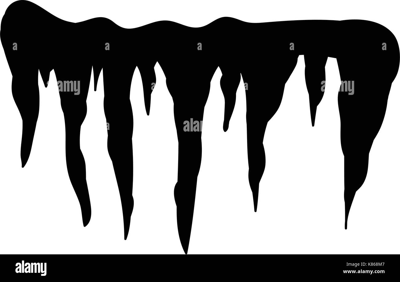 Les glaçons, snow cap, silhouette vector icône symbole dérive design. Belle illustration isolé sur fond blanc Illustration de Vecteur