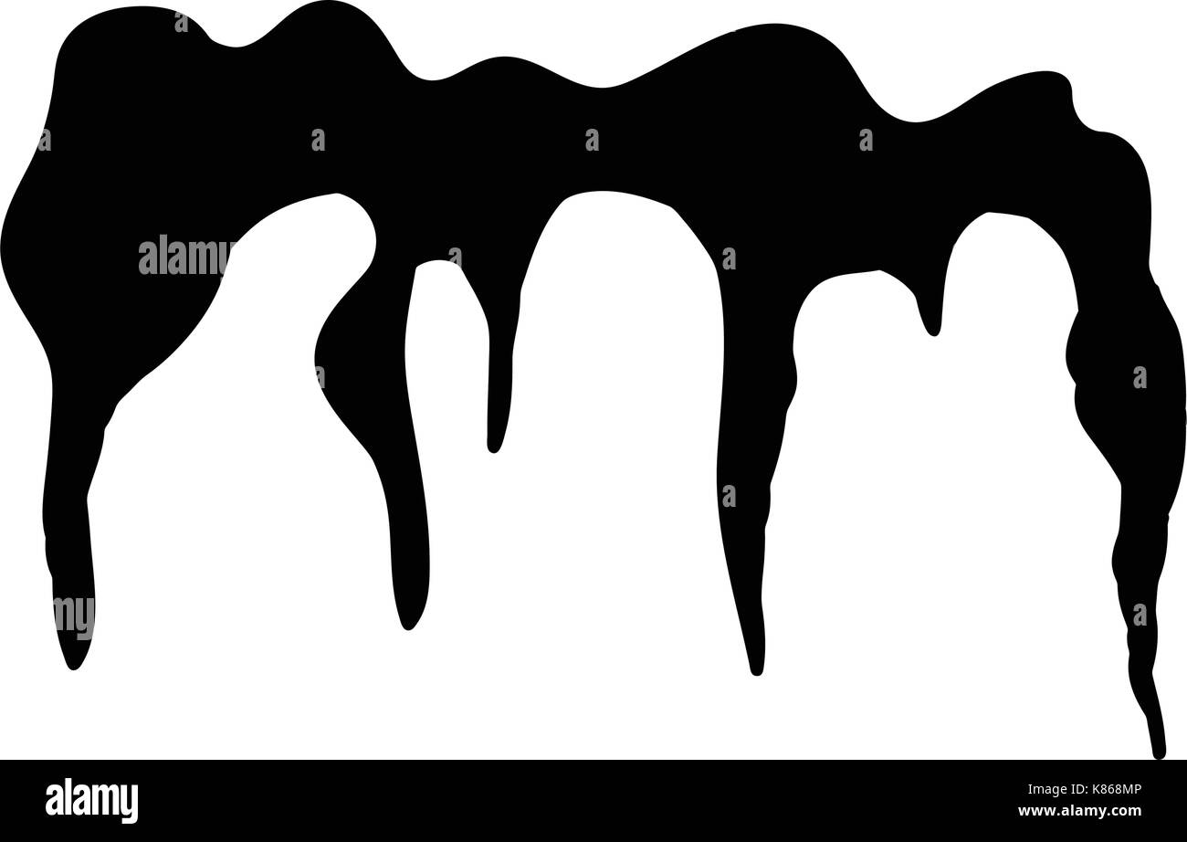 Les glaçons, snow cap, silhouette vector icône symbole dérive design. Belle illustration isolé sur fond blanc Illustration de Vecteur