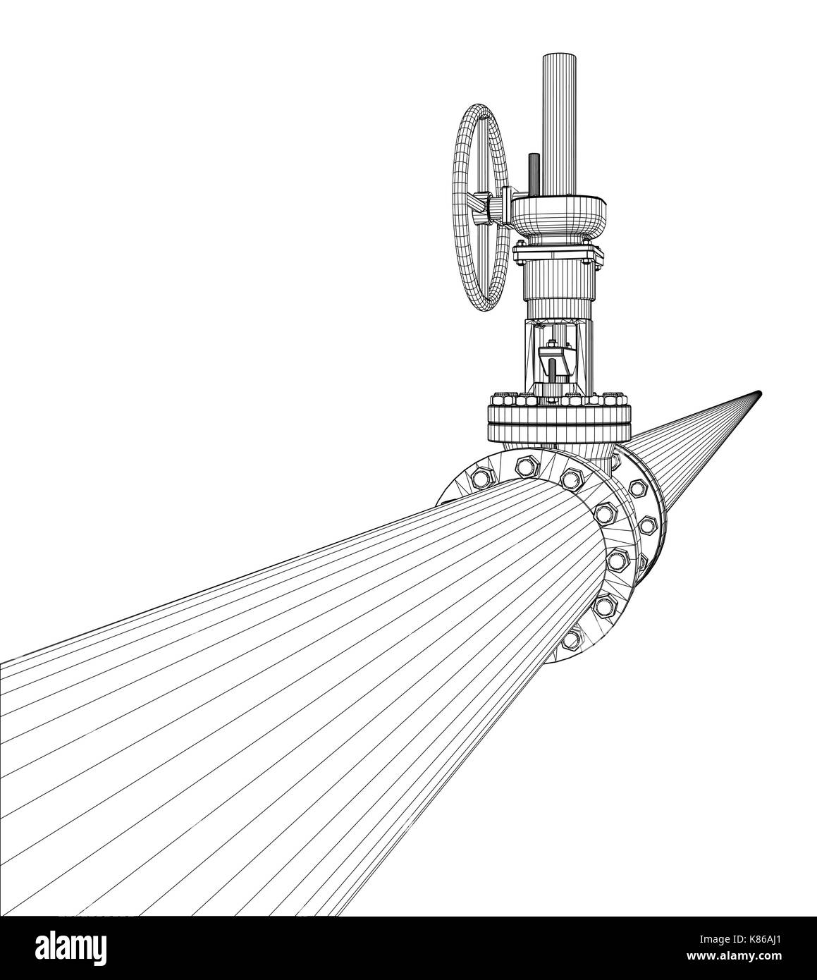 Distributeur industriel. Vecteur de rendu 3D Illustration de Vecteur