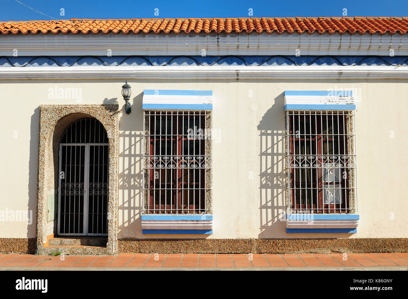 L'Amérique du Sud, Venezuela, coro est une des plus belles villes coloniales au Venezuela. cityscape - Vieille ville - l'architecture coloniale Banque D'Images
