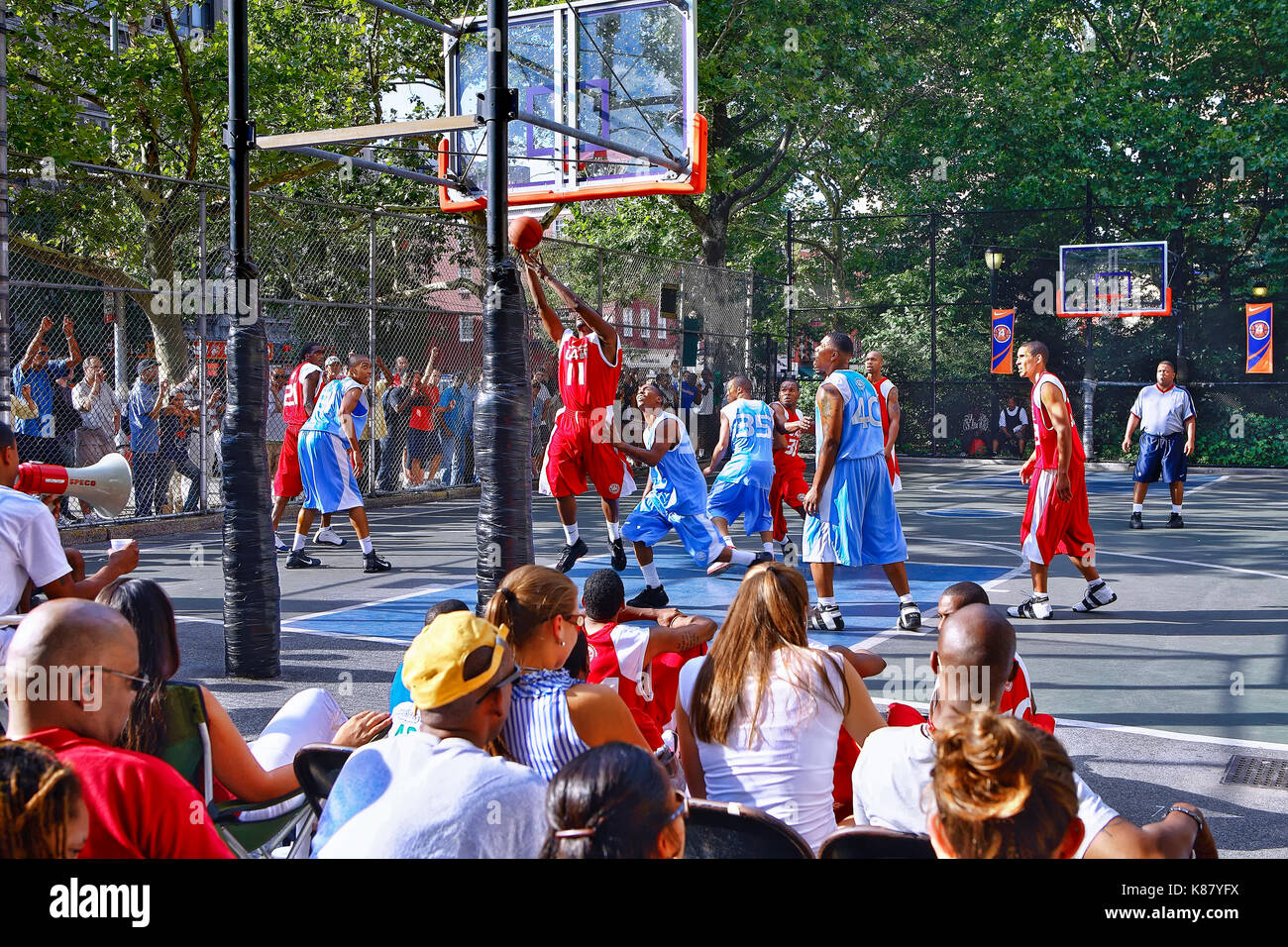 Basket Ball à Greenwich Village Banque D'Images