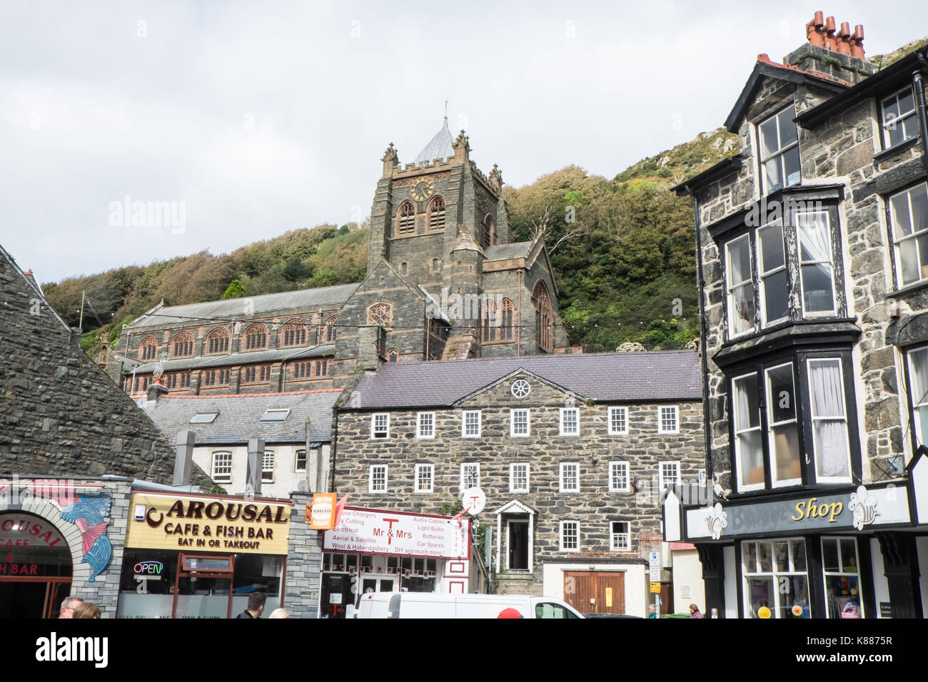 Barmouth, Gwynedd, coast, coastal,resort,ville,Pays de Galles, Royaume-Uni,Gallois,UK,l'Europe, Banque D'Images