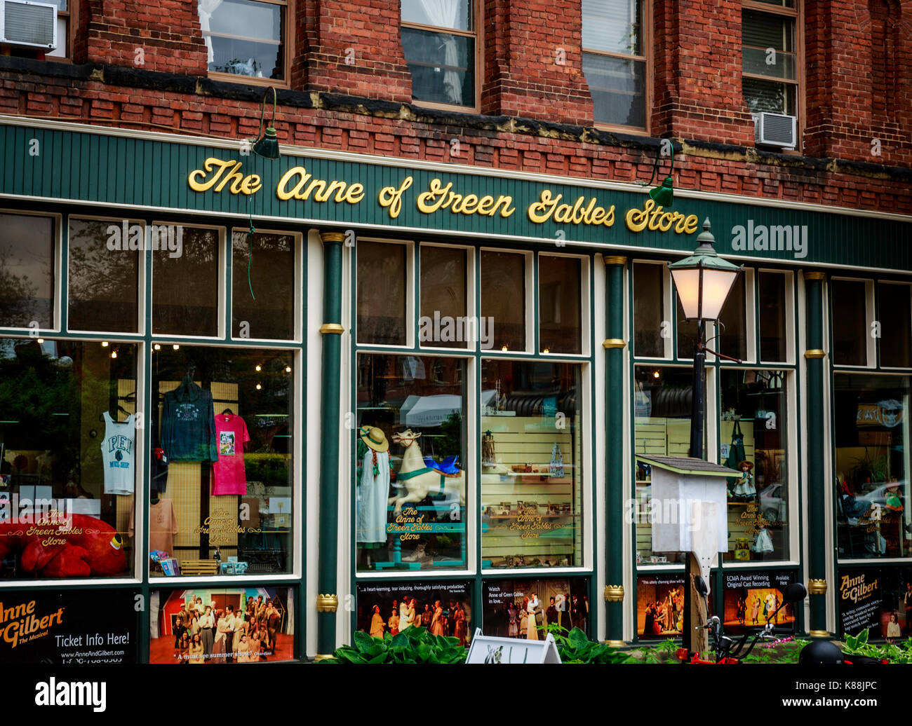 Anne of Green Gables store à Charlottetown, PEI, Canada. fiction L.M. Montgomery fait 'anne' livres populaires au début des années 1900. Banque D'Images