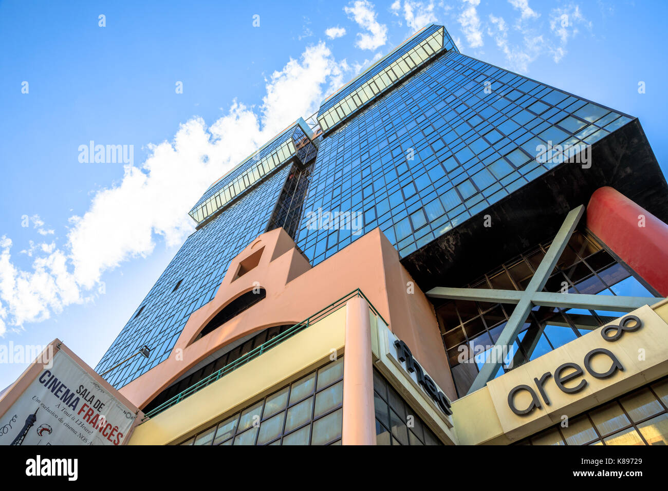 25 avril bridge et Cristo Rei Banque D'Images