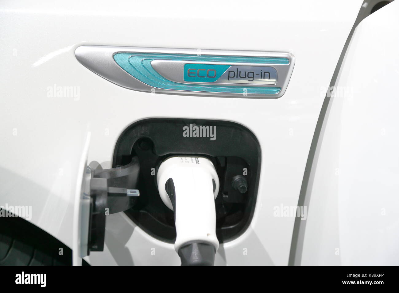 Les constructeurs du monde entier présentent leurs nouveaux modèles et concept-cars à l'occasion du salon de l'automobile voiture d'IAA de Francfort, Allemagne Banque D'Images