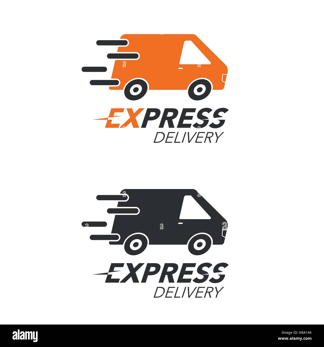 Icône livraison express service de ramassage. concept, l'ordre, dans le