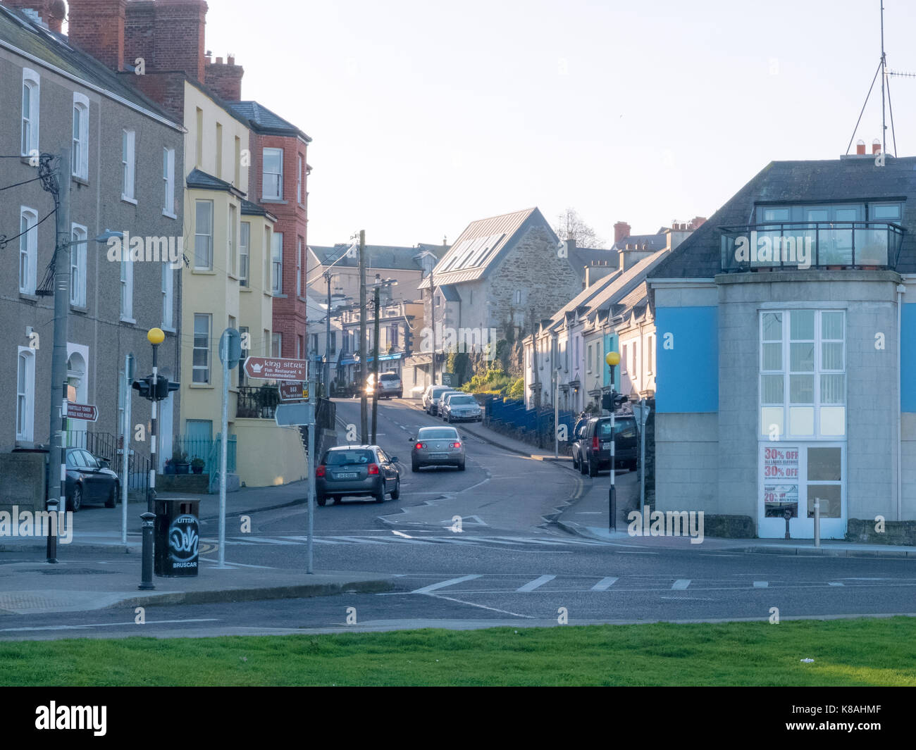 La ville de Howth - Dublin, Irlande Banque D'Images