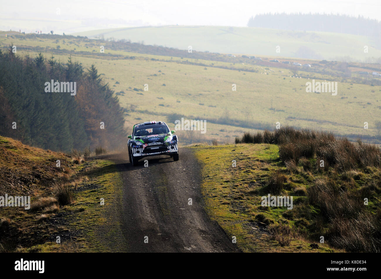 Dixies crossing, à mi-chemin 2. wrc 2011. Banque D'Images