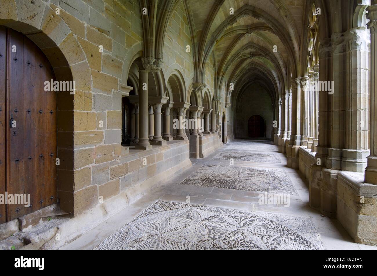 Monastère cistercien de oliva, carcastillo, Navarra, Espagne. Banque D'Images