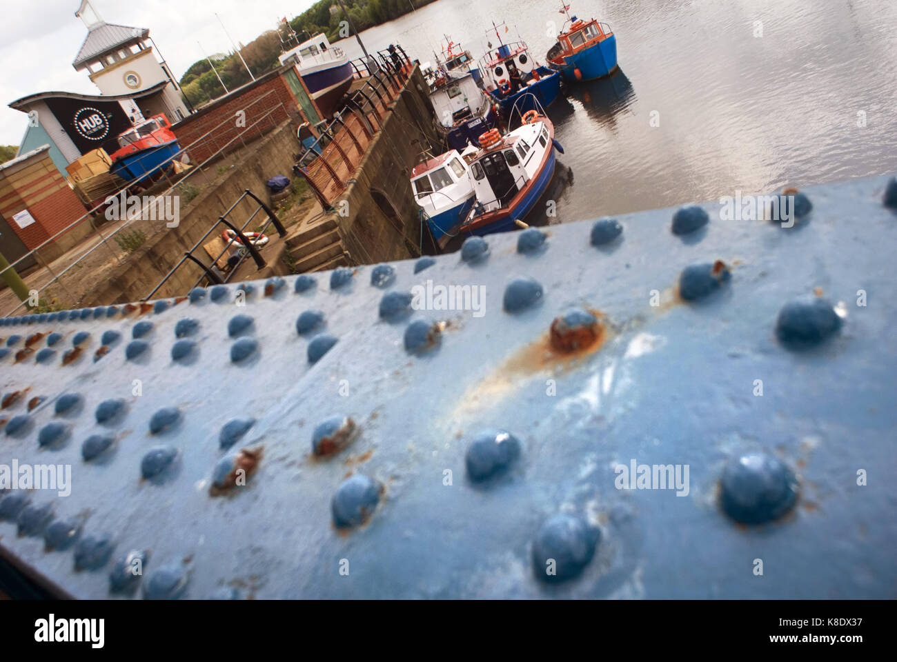 Le moyeu, Ouseburn, Tyne et Wear Banque D'Images