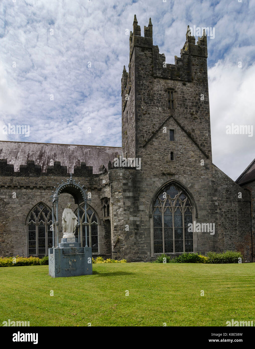 Irlande, Kilkenny, cloître de Black Abby, abbaye noire, Irland, Kloster Black Abby, Schwarze Abtei Banque D'Images