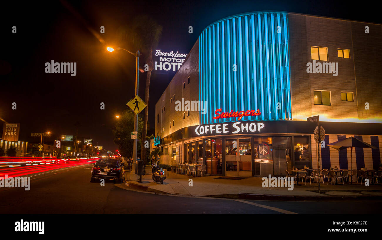 Des échangistes 24 hr Diner Banque D'Images