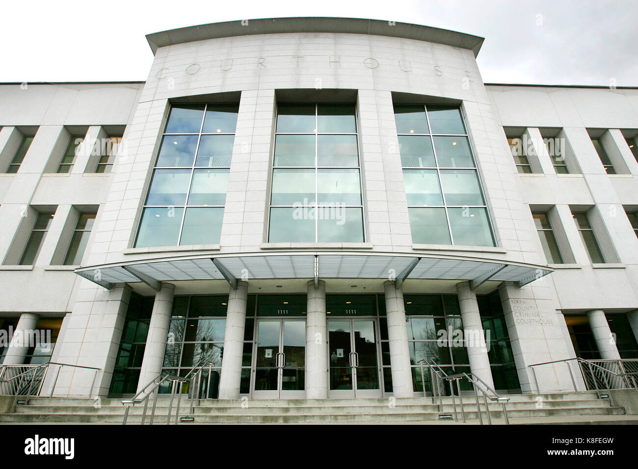 Napa, CA, USA. 10 fév, 2009. mardi 10 février 2009, napa, ca -.Le napa County Courthouse.criminel j.l. sousa/registre. crédit : Napa valley inscription/zuma/Alamy fil live news Banque D'Images