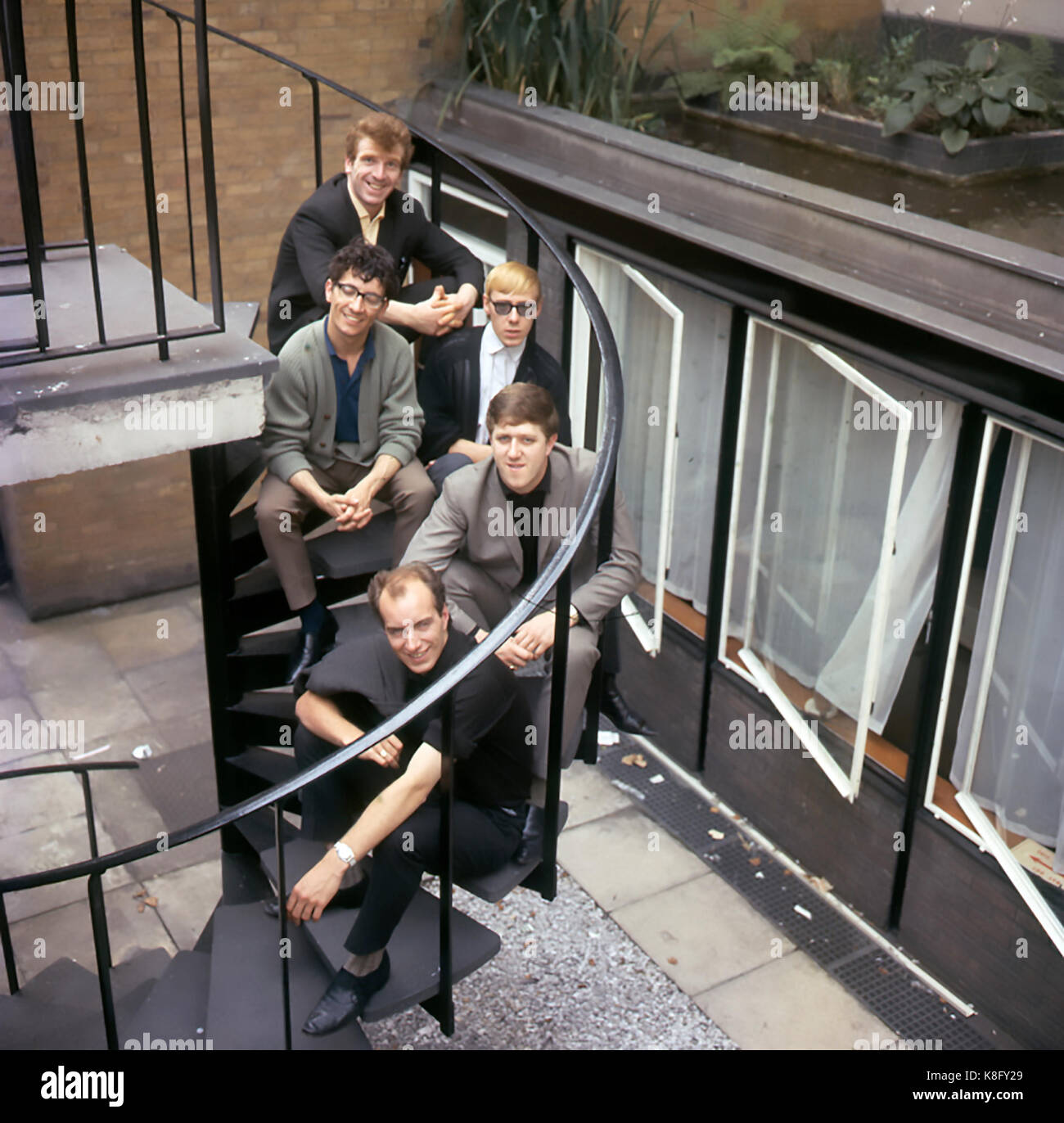 Freddie ET LE groupe pop BRITANNIQUE DREAMERS en 1964. Photo: Tony Gale Banque D'Images