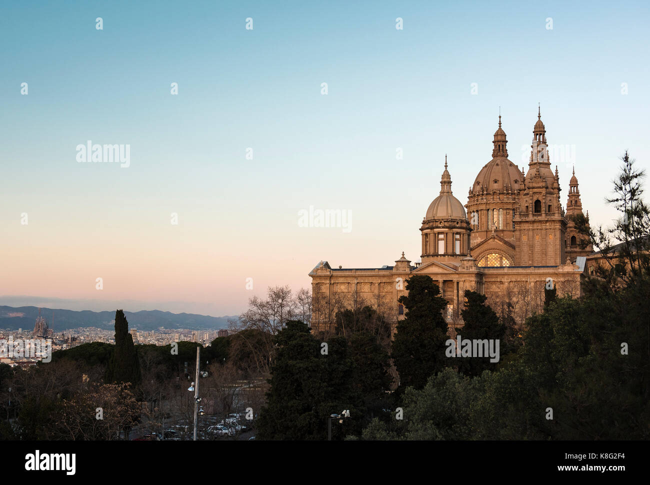 Museu Nacional d'Art de Catalunya, Barcelone, Espagne Banque D'Images Museu Nacional d'Art de Catalunya, Barcelone, Espagne Banque D'Images