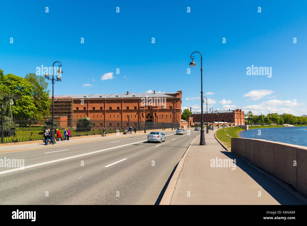 St. Petersburg, Russie - juin 04,2017. kronverkskaya et remblai artillery museum. Banque D'Images