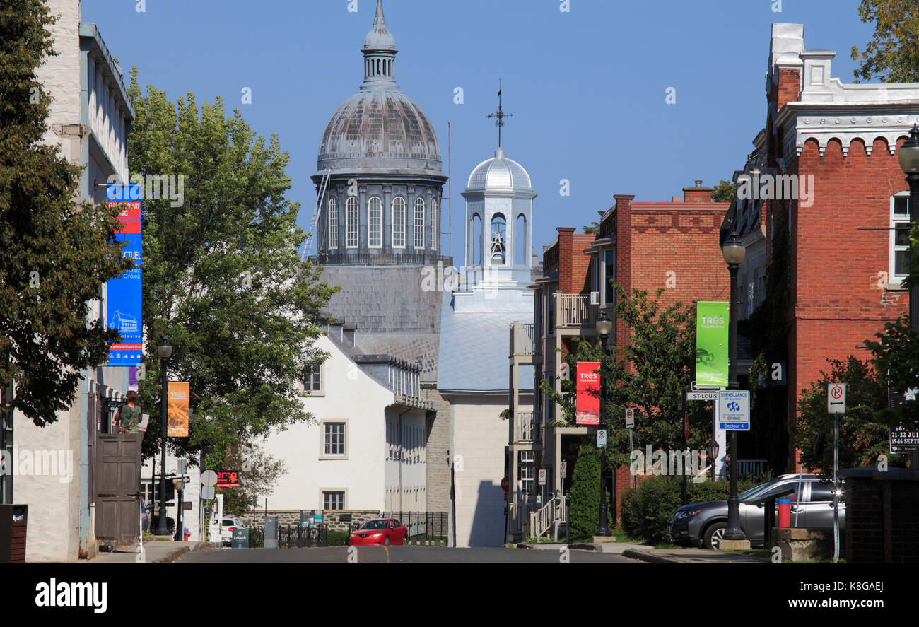 Canada, Québec, Trois-Rivires, rue des Ursulines, Banque D'Images