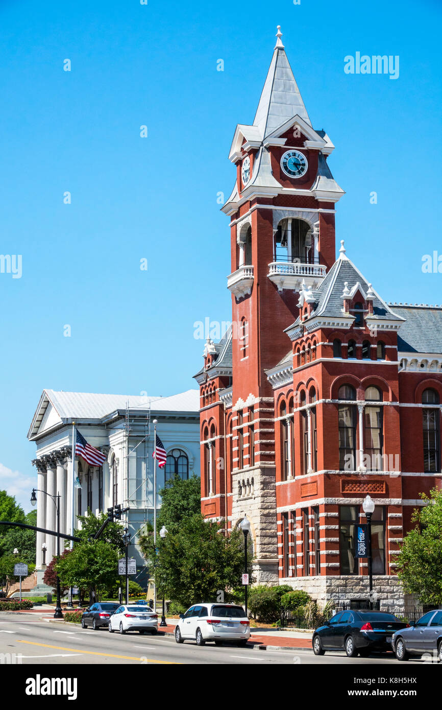 Wilmington Caroline du Nord,North 3rd Street,quartier historique,New Hanover County Courthouse,extérieur,Alfred Eichberg,renaissance Renaissance,architecture,T Banque D'Images