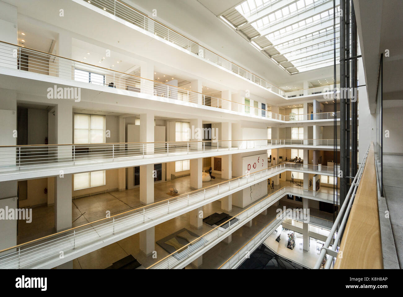 Prague. République tchèque. Palais des Expositions (Veletrzní palác), le logement de la Galerie Nationale à Prague (Národní galerie v Praze), conçu par l'Arkien Banque D'Images