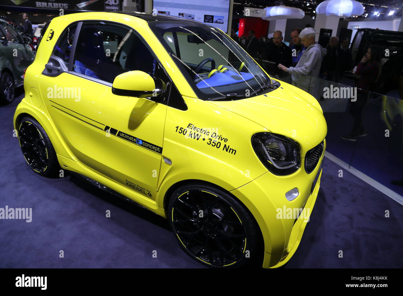 Les constructeurs du monde entier présentent leurs nouveaux modèles et concept-cars à l'occasion du salon de l'automobile voiture d'IAA de Francfort, Allemagne Banque D'Images