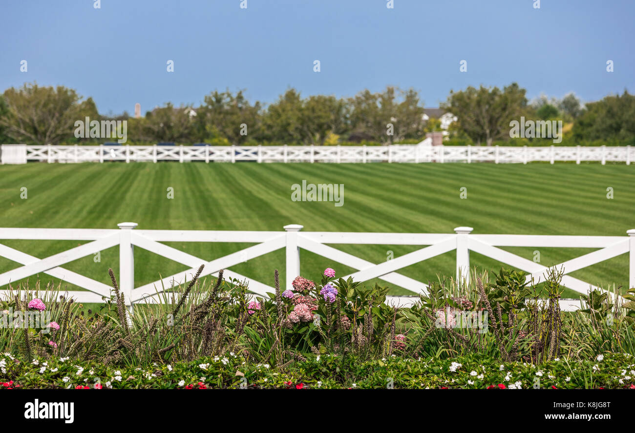Ferme équestre dans Bridgehampton, ny Banque D'Images