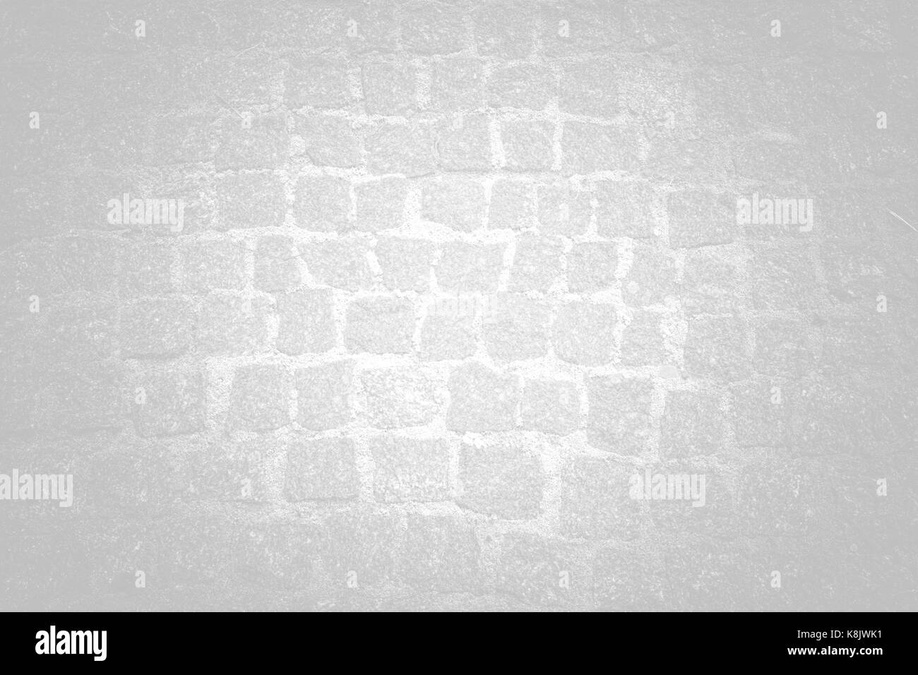 Résumé fond de vieux pavés texture avec des modèles naturels Vue de dessus ton blanc. Banque D'Images