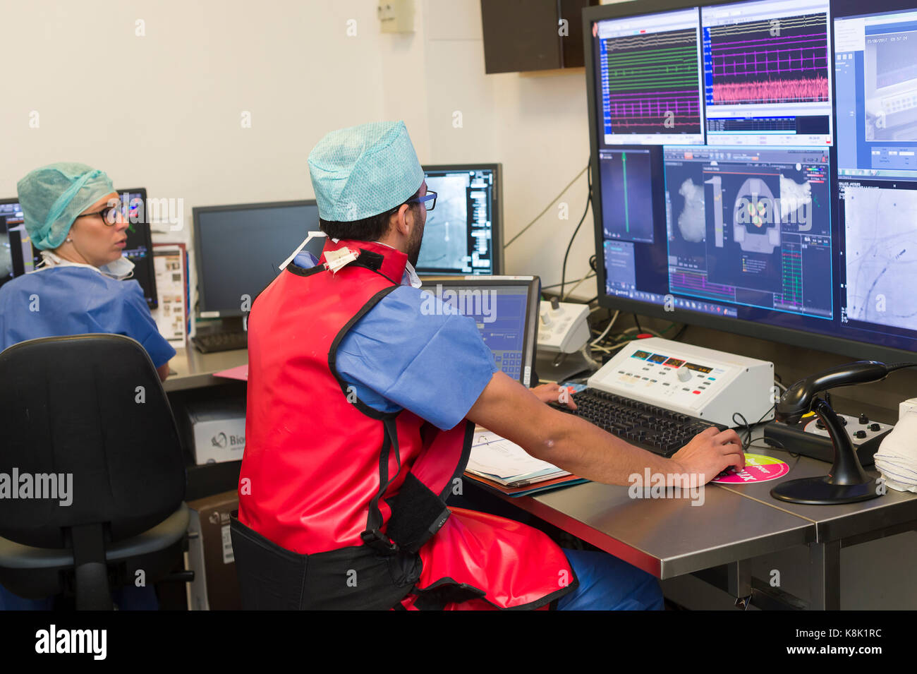 L'ablation par radiofréquence Banque D'Images