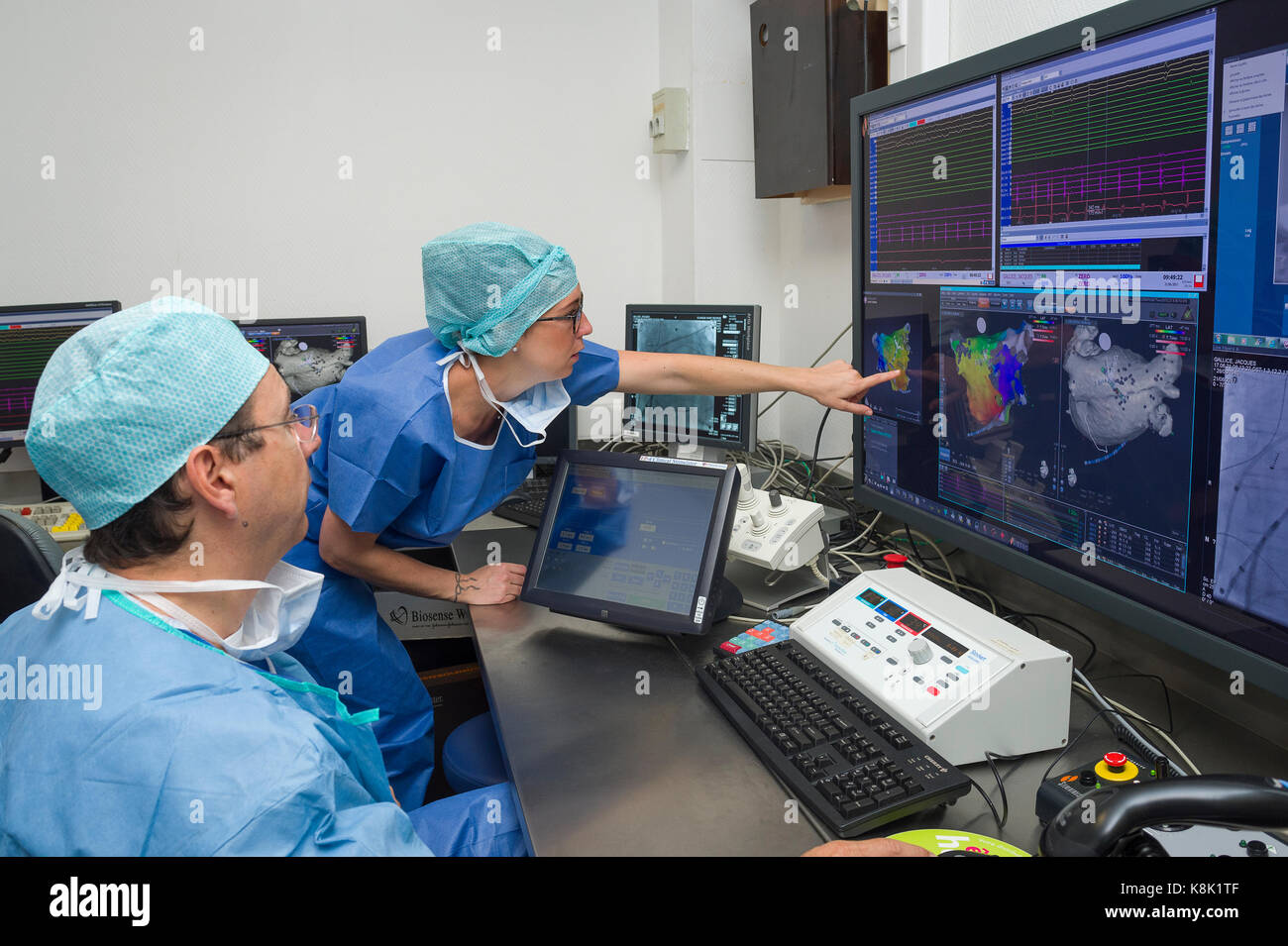 L'ablation par radiofréquence Banque D'Images