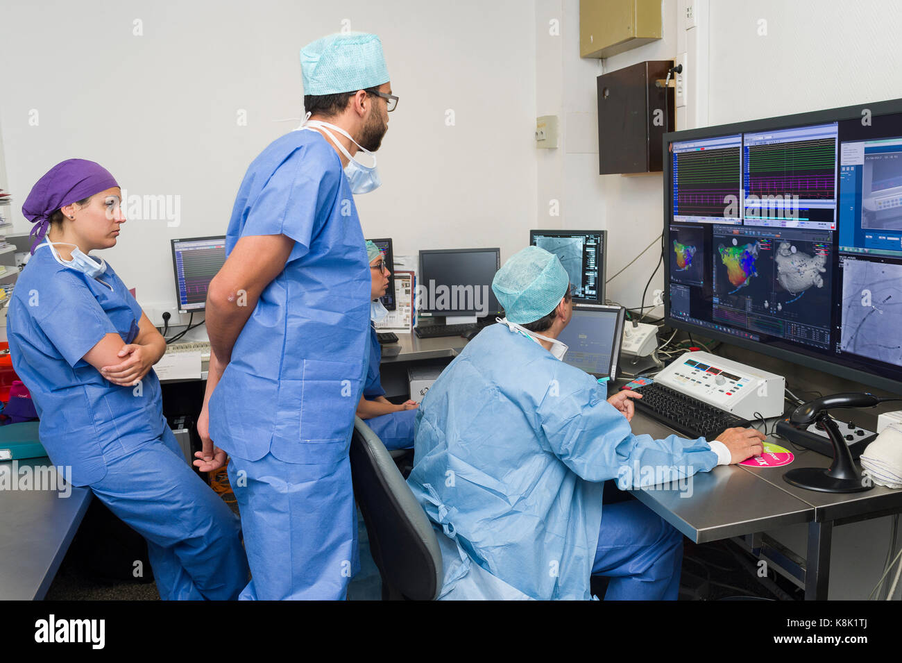 L'ablation par radiofréquence Banque D'Images