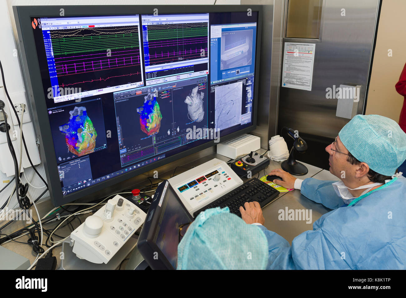 L'ablation par radiofréquence Banque D'Images