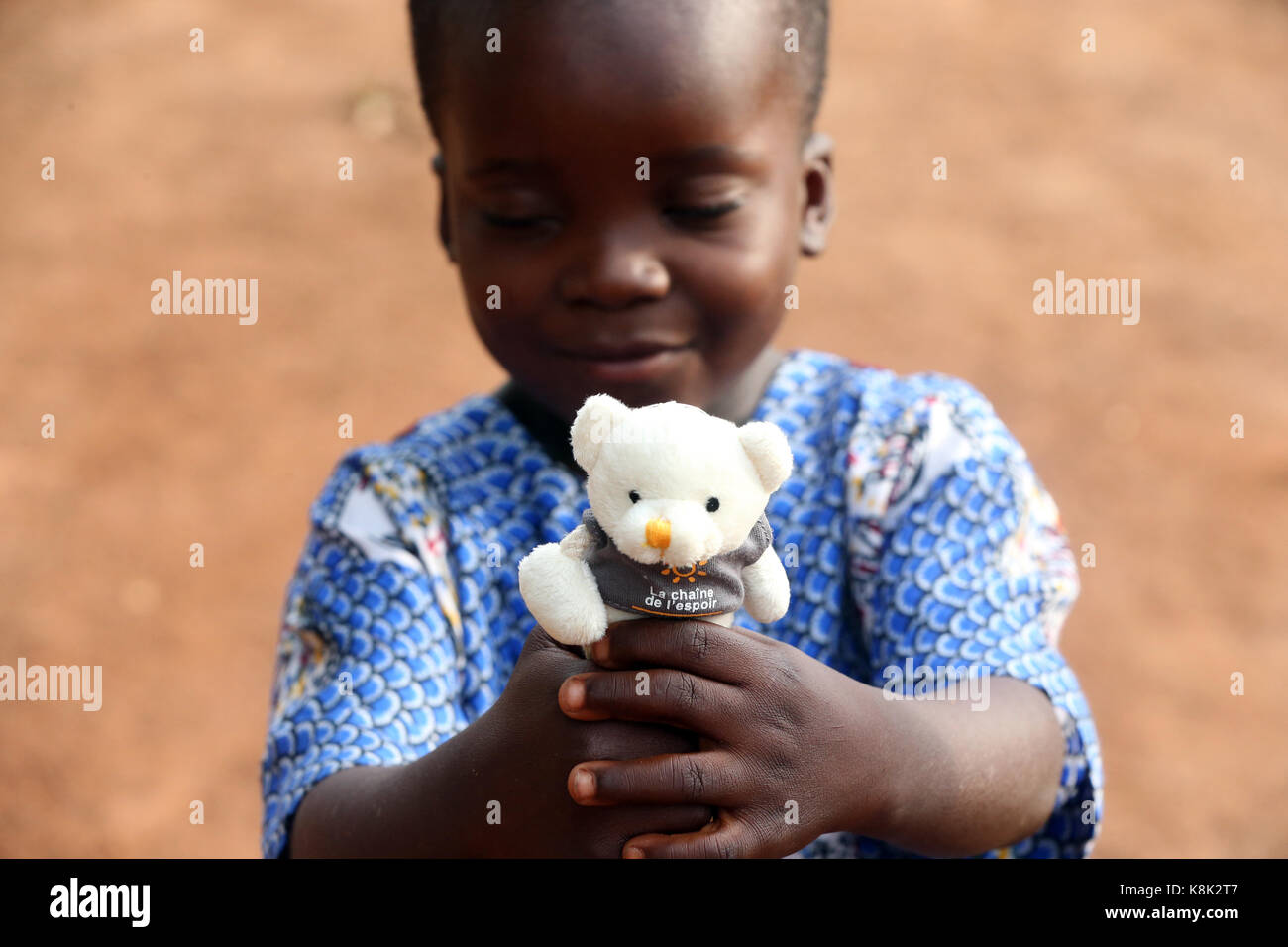 ONG française : la chaine de l'espoir. Médecine humanitaire. togo. Banque D'Images