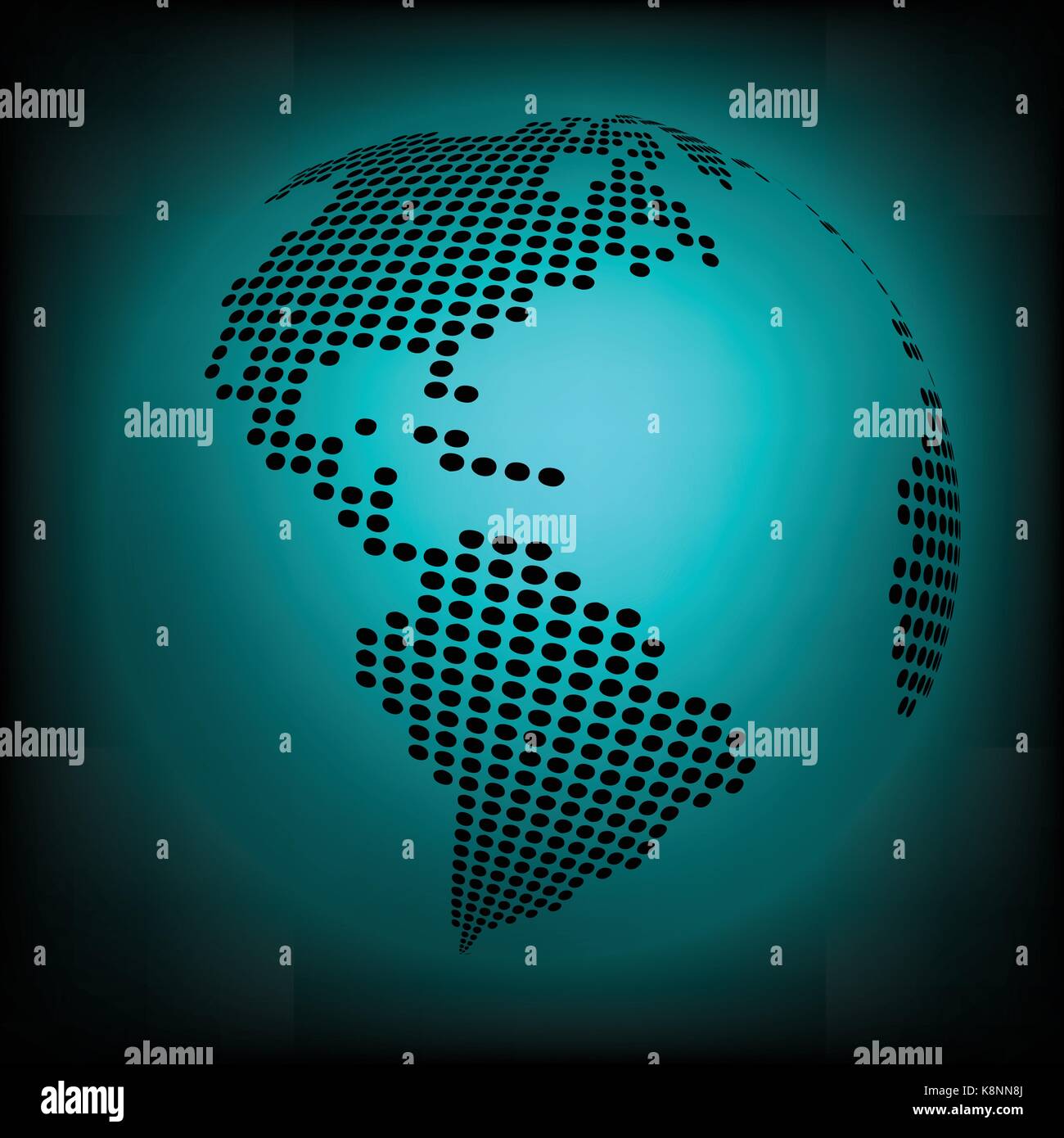 Planète Terre Carte Du Monde Abstract Background Vector En