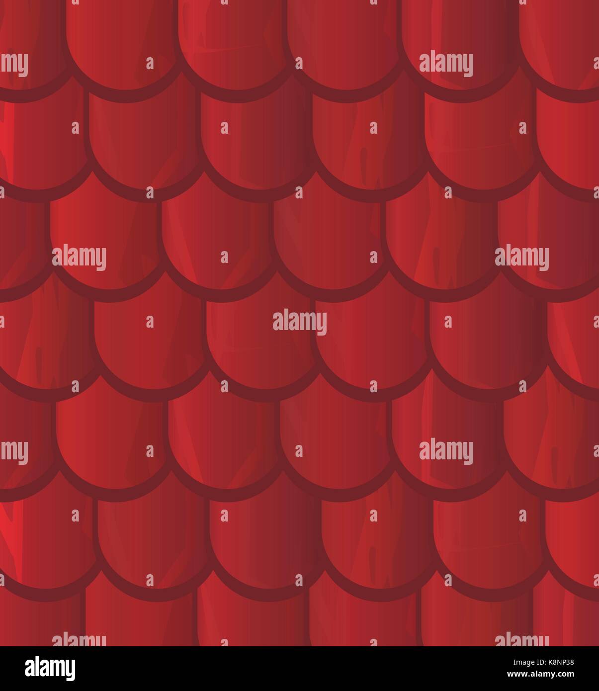 Texture vecteur illustration d'un toit de tuiles rouges, de l'ardoise. Illustration de Vecteur