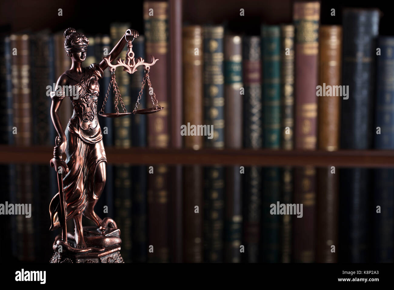 Legal code and scales of justice law concept Banque de photographies et ...