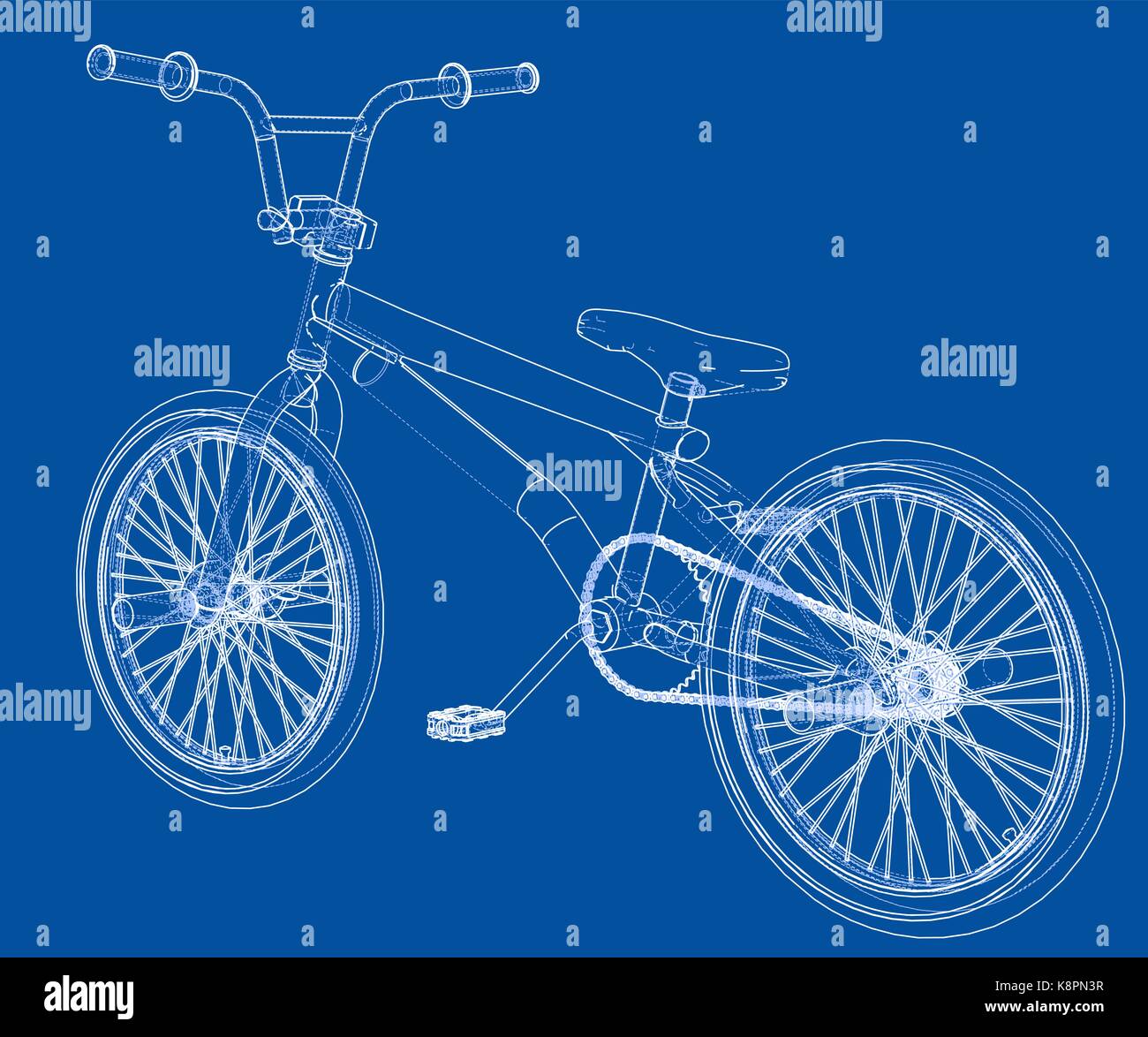 Vélo BMX vecteur. Illustration de Vecteur