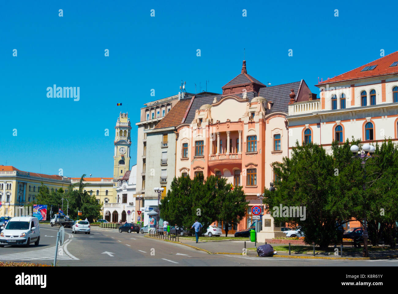 Piata Regele Ferdinand I, Oradea, Bihor, Roumanie Banque D'Images