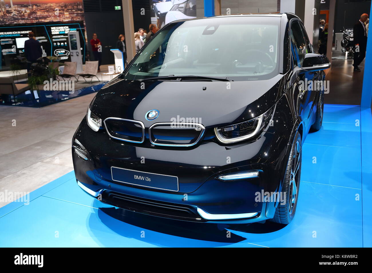 Les constructeurs du monde entier présentent leurs nouveaux modèles et concept-cars à l'occasion du salon de l'automobile voiture d'IAA de Francfort, Allemagne Banque D'Images