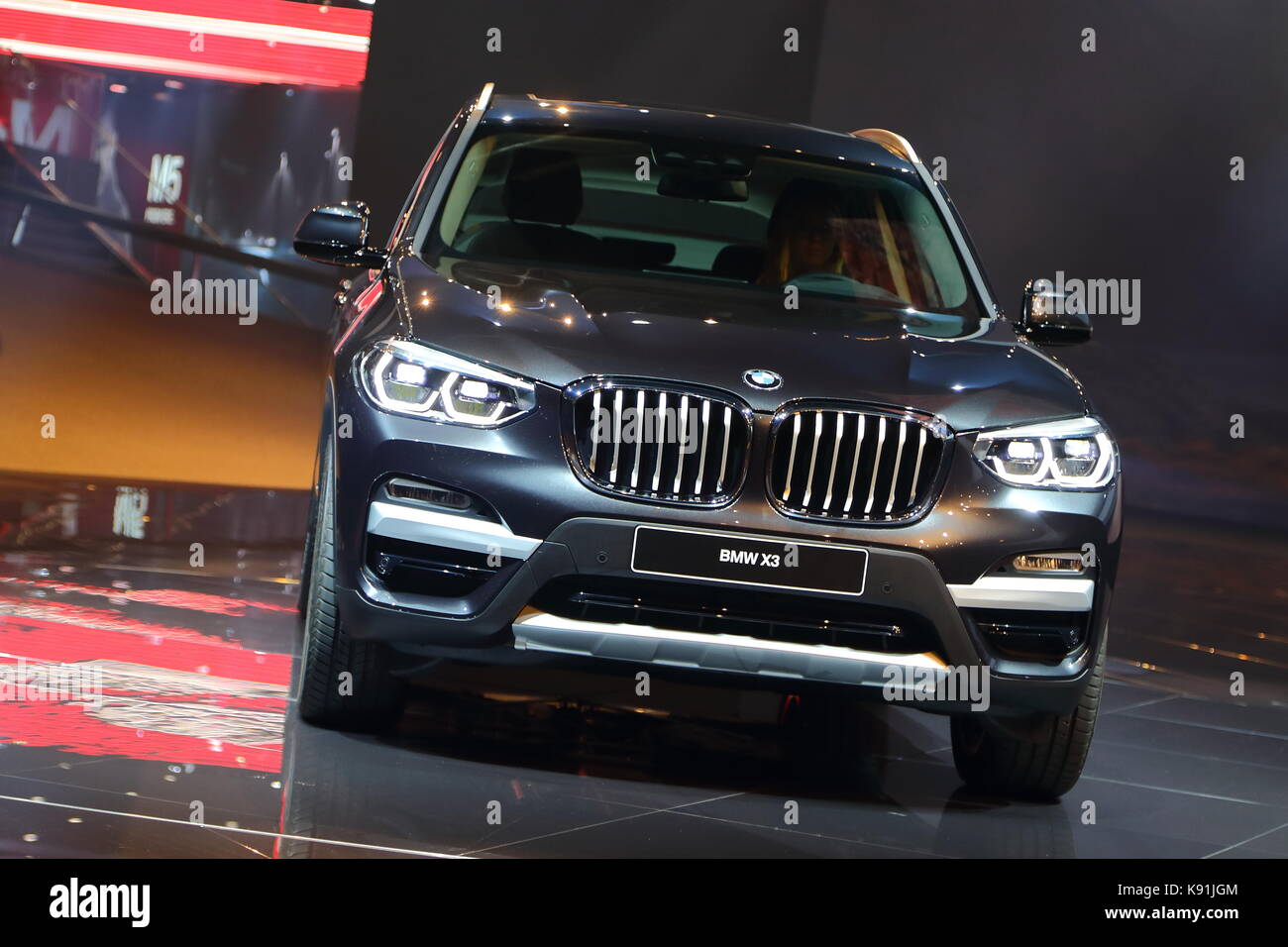 Les constructeurs du monde entier présentent leurs nouveaux modèles et concept-cars à l'occasion du salon de l'automobile voiture d'IAA de Francfort, Allemagne Banque D'Images