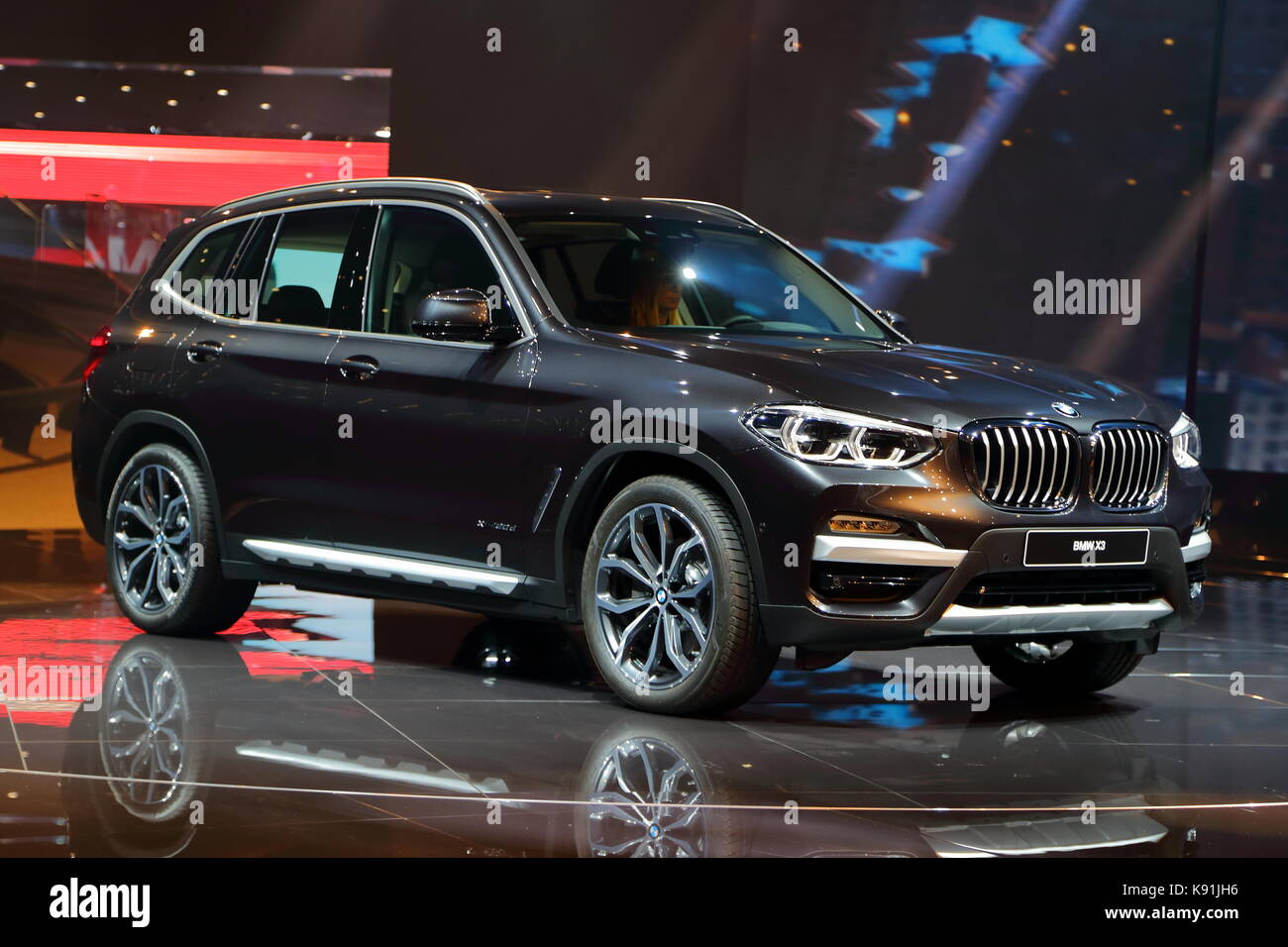 Les constructeurs du monde entier présentent leurs nouveaux modèles et concept-cars à l'occasion du salon de l'automobile voiture d'IAA de Francfort, Allemagne Banque D'Images