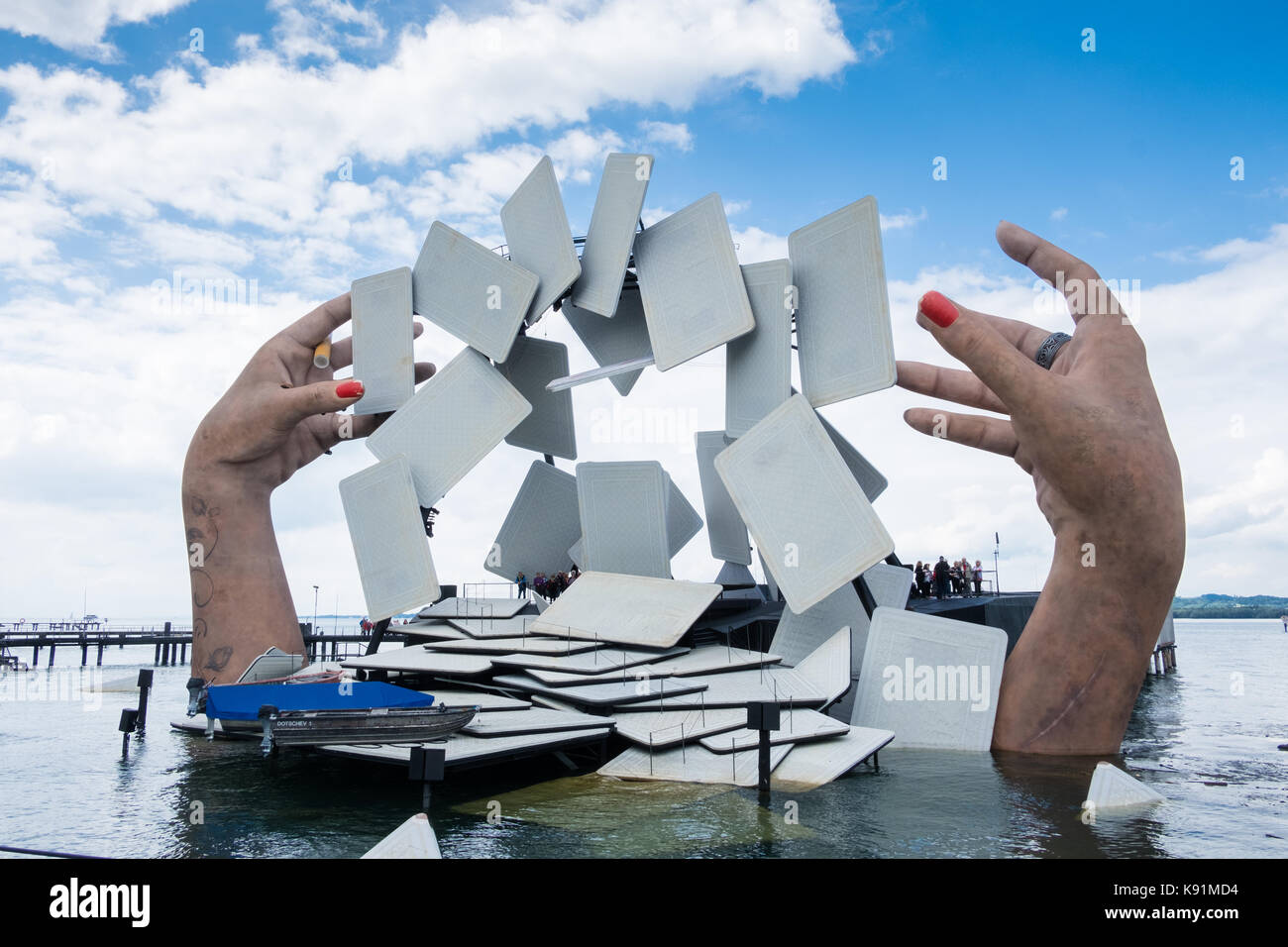 Bregenzer festspiele carmen opéra sur le lac de Constance, Bregenz, Autriche Banque D'Images