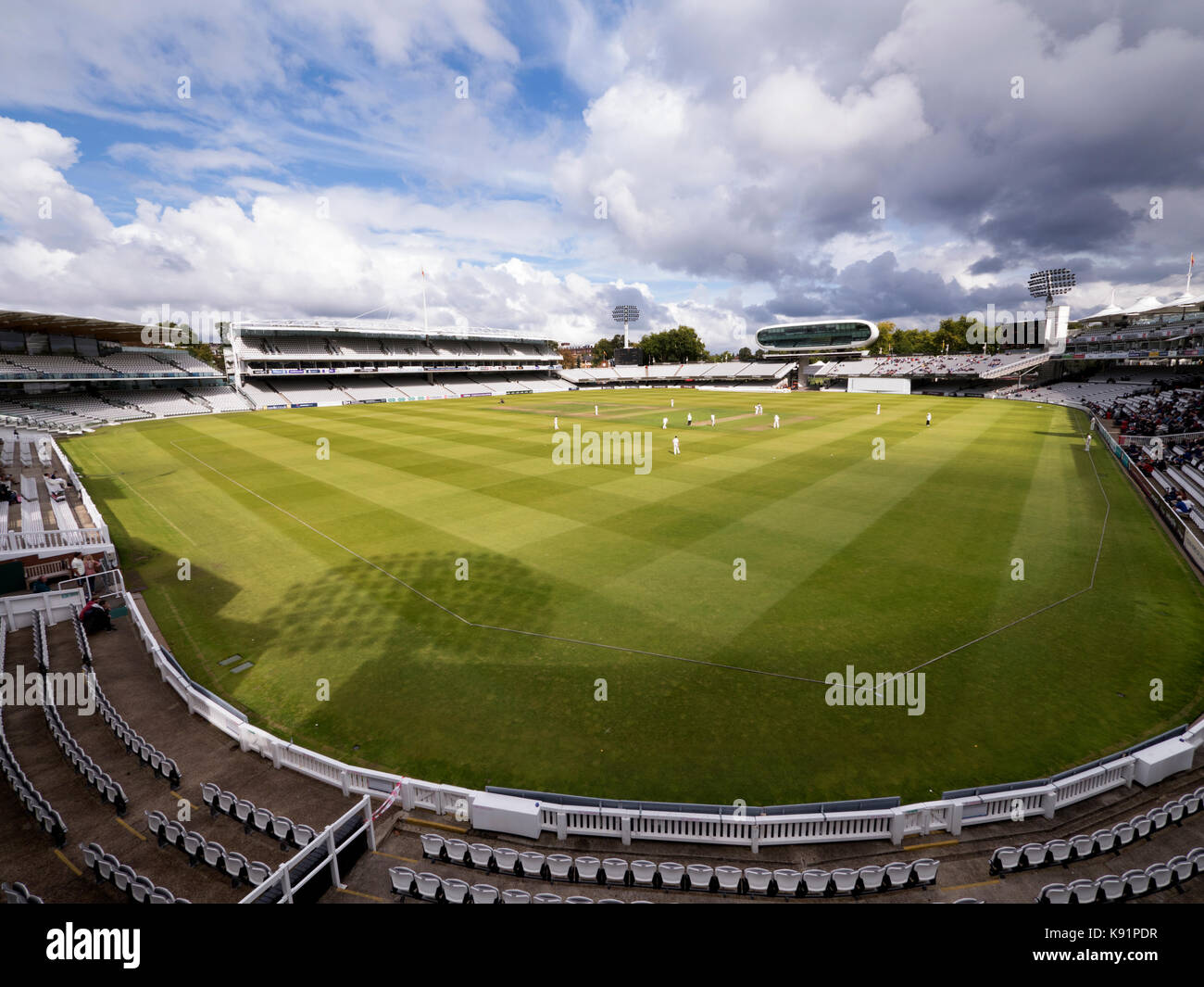 Le Lords Cricket Ground, St John's Wood, Londres, Angleterre, Royaume-Uni Banque D'Images