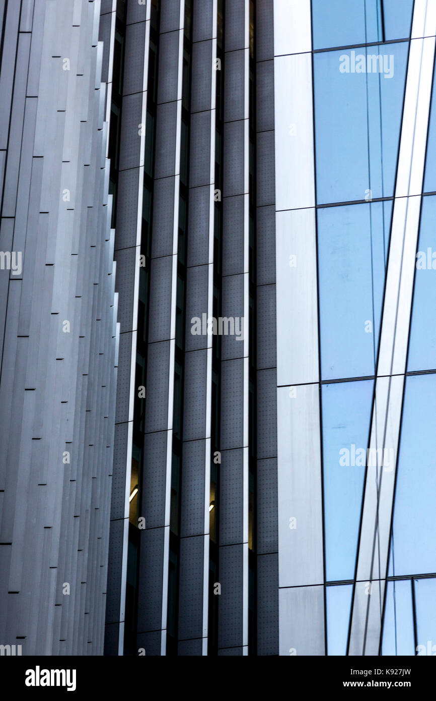 Londres, Royaume-Uni - 19 août 2017 : ville de Londres des formes abstraites Banque D'Images