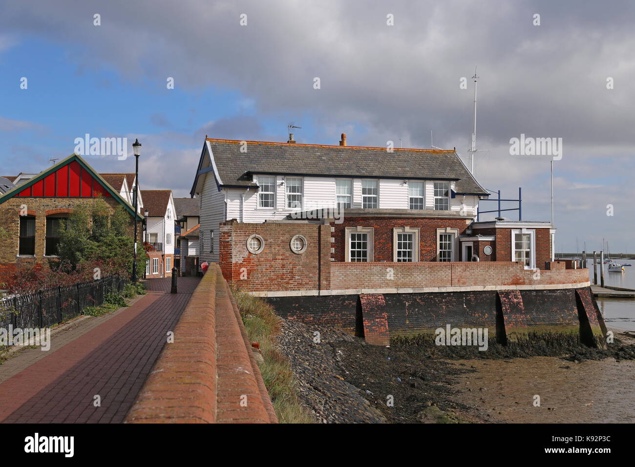 Le quai, Burnham-on-Crouch, Maldon, Essex, Angleterre, Grande-Bretagne, Royaume-Uni, UK, Europe Banque D'Images